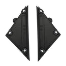 Faixas de cobertura dos retrovisores esquerdo e direito em preto brilhante para Fiat 500 2012-2017 Genérico