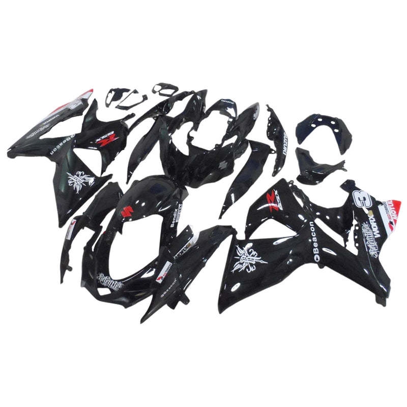 2009-2016 Suzuki GSXR 1000 K9 Injection Fairing Set Body Plastic ABS