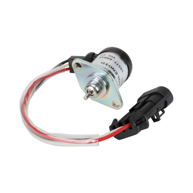 Solenoide de apagado de combustible de 3 terminales de 12 V para Kubota 1G577-60010 1G577-60011