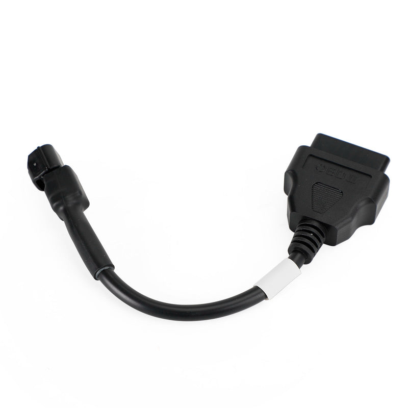 Adaptador OBD de 3 pines a 16 pines para motocicleta, conector de Cable de diagnóstico OBD2 para KYMCO