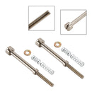 2X Vergaser-Umbausatz Leerlaufschraube Zündkerze passend für 90-06 Big Twin 27006-88