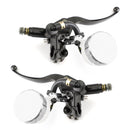 Universal 7/8'' 22 mm frontbremseklutch hovedsylinder reservoarspak Sølv Generisk