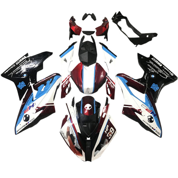 Amotopart BMW S1000RR 2017-2018 Juego de carenado Cuerpo Plástico ABS