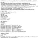 Ny starter til Kawasaki VN1700 Vulcan 1700 Classic Voyager 09-19 21163-0055