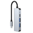 Stacja dokująca z adapterem HUB 4 w 1 na HD USB C USB 3.0 PD Type-C dla komputerów Mac z systemem Windows