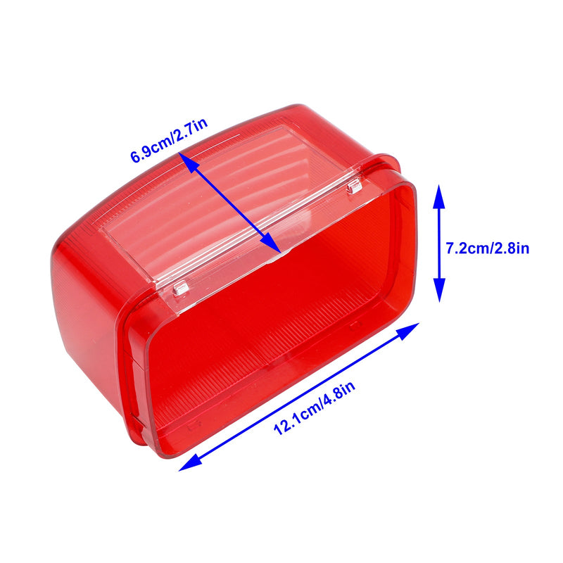 Lente de farol traseiro para Yamaha Grizzly Kodiak Big Bear Bruin Rhino 450 660 700 Genérico