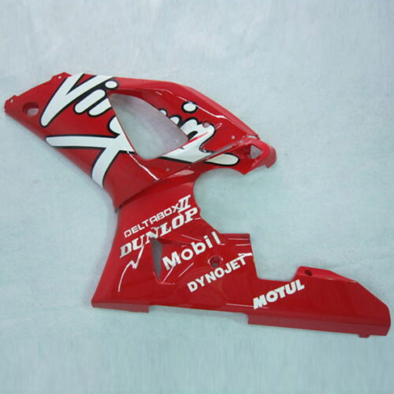 Fairing Sett Passer Yamaha YZF R1 YZF-R1 1998-1999 Rød Generisk