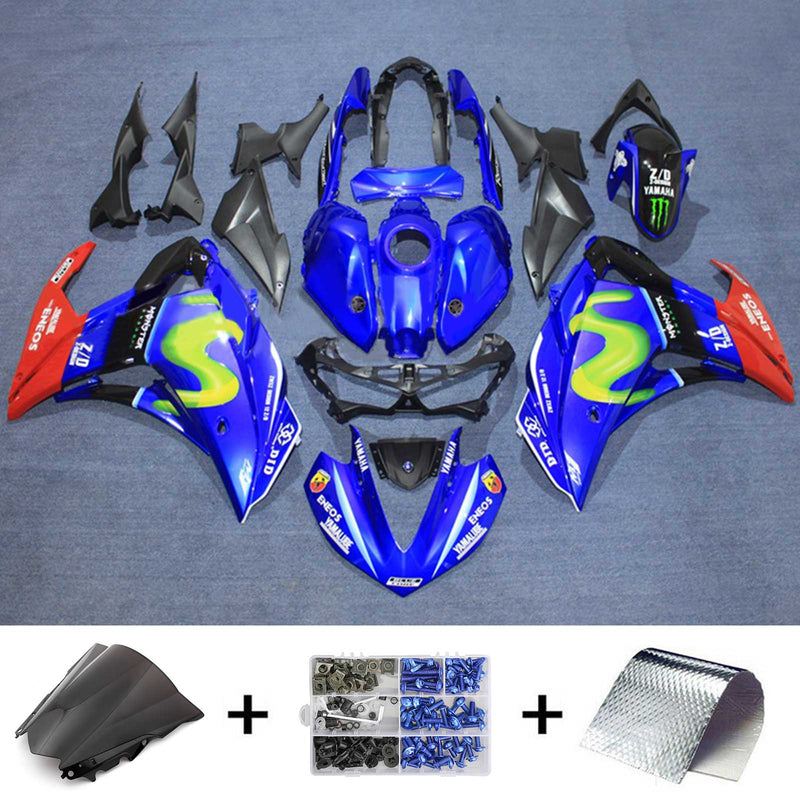 Kåpa set för Yamaha YZF-R3 2014-2018 R25 2015-2017 Generic