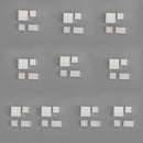 Aluminium-Kühlkörper-Kühler-Kit mit Aufkleber, 40 Stück, Raspberry Pi 4B, Modell B