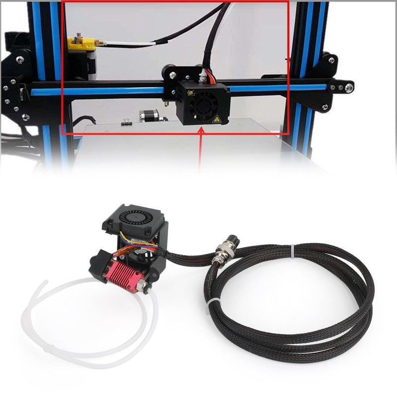 Hot End-dyse fullt sammensatt ekstrudersett for CR10/CR10S/S5 3D-skriverdeler