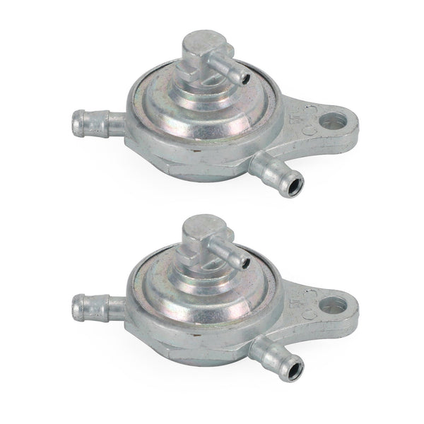 2x vakuumdrivstoffkran 3 porter for direktesykler Yiying Lexmoto GY6 139QMA 139QMB 50cc