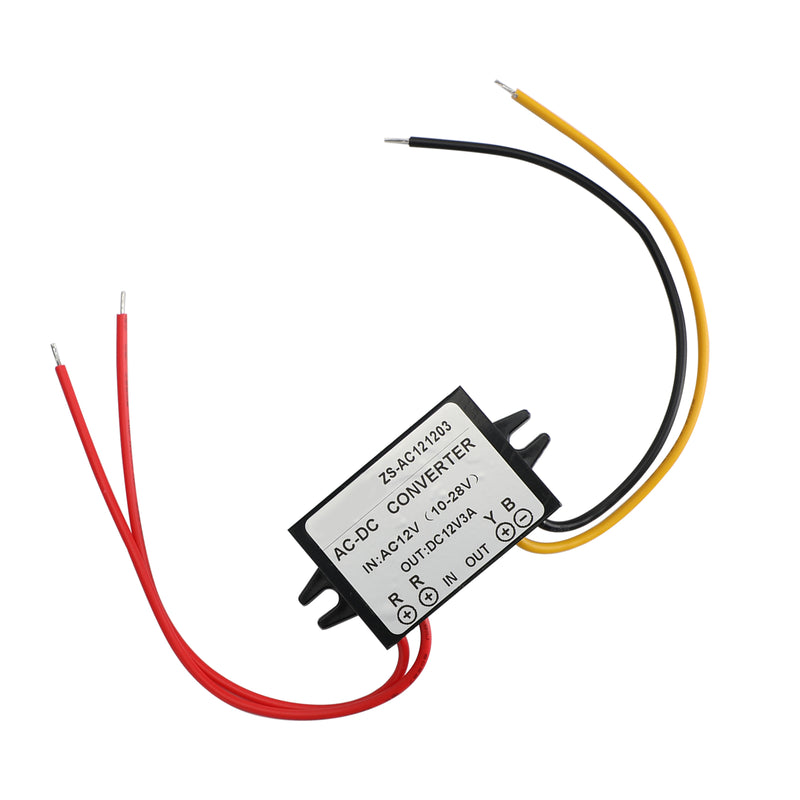 AC/DC spänningsomvandlare spänningsregulatormodul buck AC 10-28V till DC 12V 3A