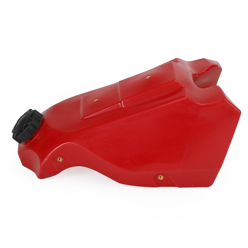 1989-2001 Honda CR500R Tanque de combustible y tapa roja 3,6 galones Kit de válvula de llave de purga