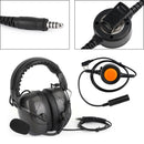 7.1-C5 einstellbares Headset mit Geräuschunterdrückung für Kenwood TK-208 TK-220 TK-240