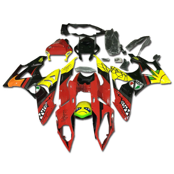 Injection fairing sett body plast ABS egnet for BMW S1000RR 2009-2014 Generic