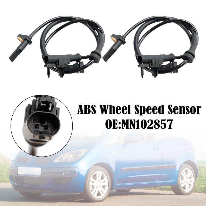 2 Stück ABS-Raddrehzahlsensor vorne für Mitsubishi Colt Colt CZC VI MN102857