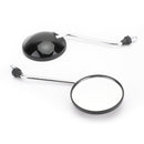 Universal scooter knallert spejl 8mm sort til Vespa Piaggio Liberty 50-150cc Generic