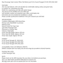 Sedlo Pillion zadní sedadlo spolujezdce vhodné pro Ducati Panigale V4 V4S V4R 2018-2020 Generic