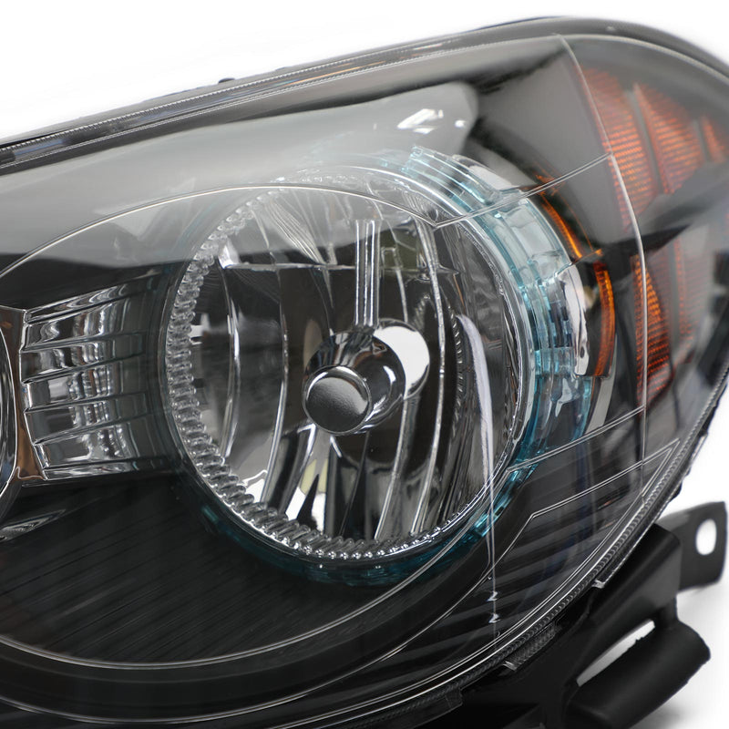 Faros delanteros amarillos transparentes con carcasa negra para Chevr Malibu 2008-2012 genéricos