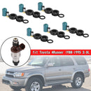 6 STÜCKE Kraftstoffeinspritzdüsen-Reparaturdichtungs-Umbausatz für Toyota 3VZE 1988–1995 3.0L Generic