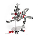 Conjunto traseiro ajustável de apoio para os pés traseiro para Yamaha MT-07 FZ-07 MT07 Generic