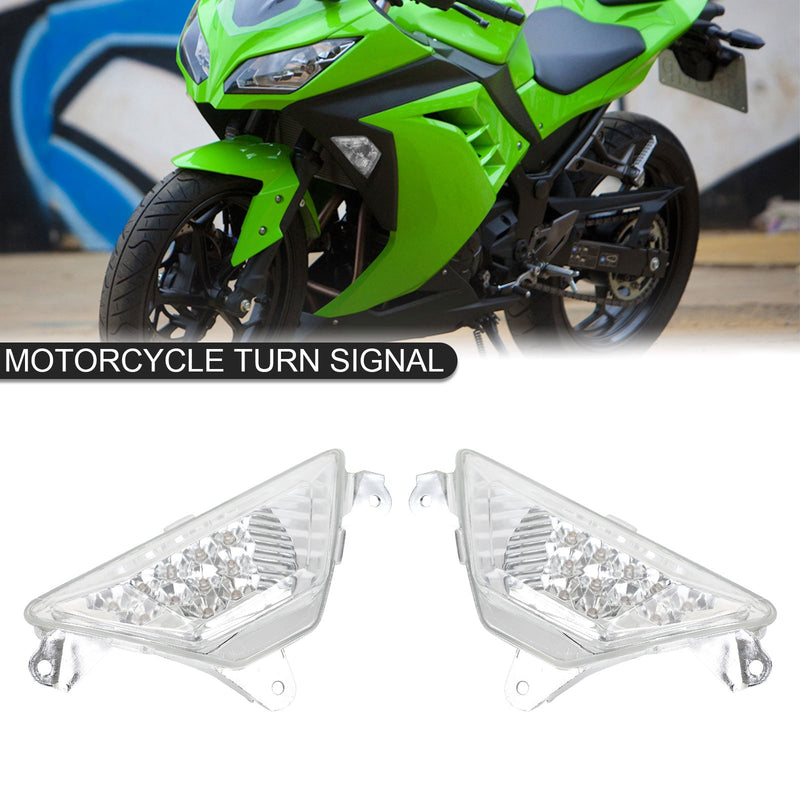 Kierunkowskazy LED przednie do KAWASAKI NINJA 250 300 400 650 1000 ZX6R Smoke