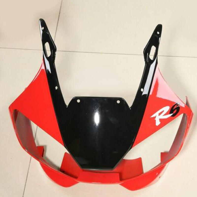 Kit de carenagem para Yamaha YZF R6 1998-2002 2001 2000 vermelho branco preto genérico