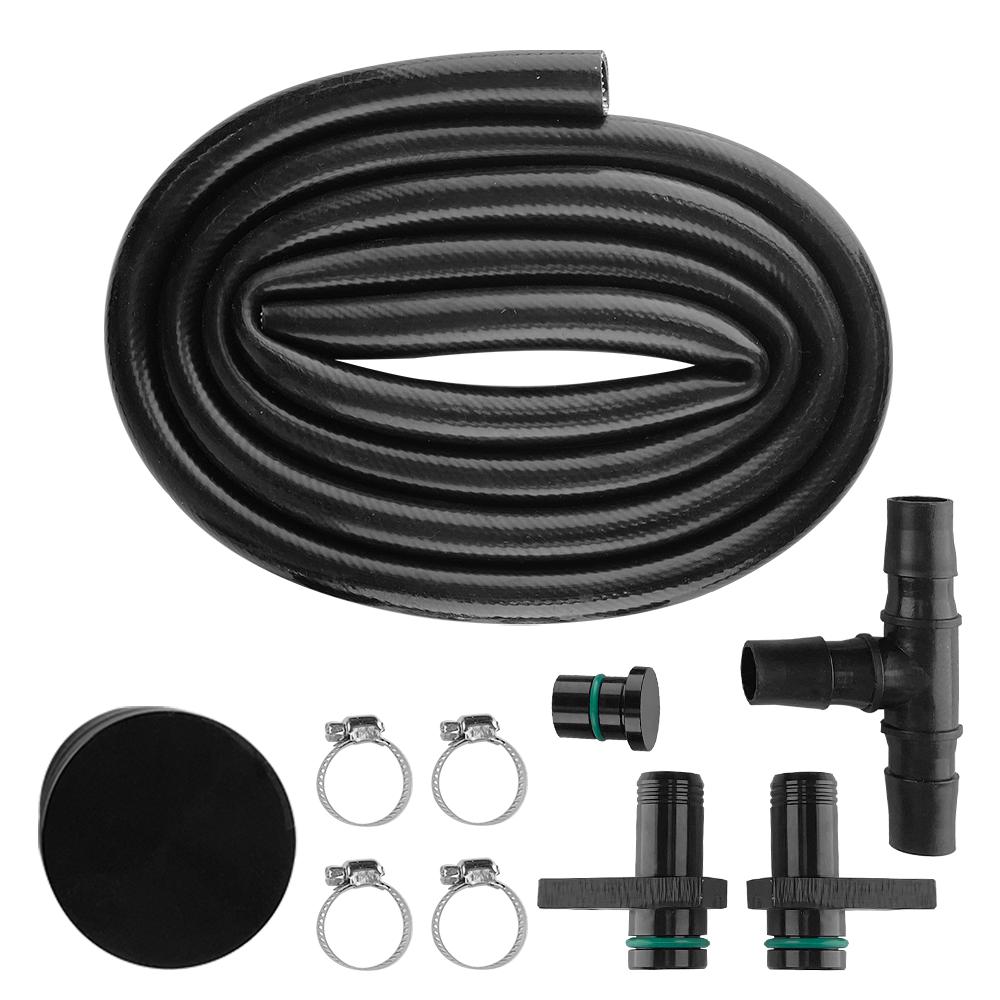 Piping Reroute Turbo Piping Kit CCV PCV Reroute Kit für 2004–2010 GMC Chevrolet 6.6L