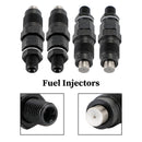 1996-2006 Mitsubishi L200 2.5TD K74 4D56T Pick Up 4PCS Einspritzdüsen MD196607
