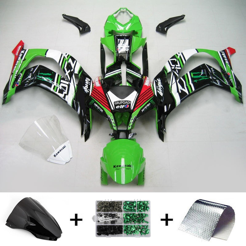 Kåpesett for Kawasaki ZX10R 2016-2020 Generisk