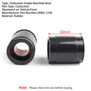 1988-1995 Kawasaki Ninja EX250 ZZR 250 GPX250R Indsugningskarburator støvle 2 stk Generisk