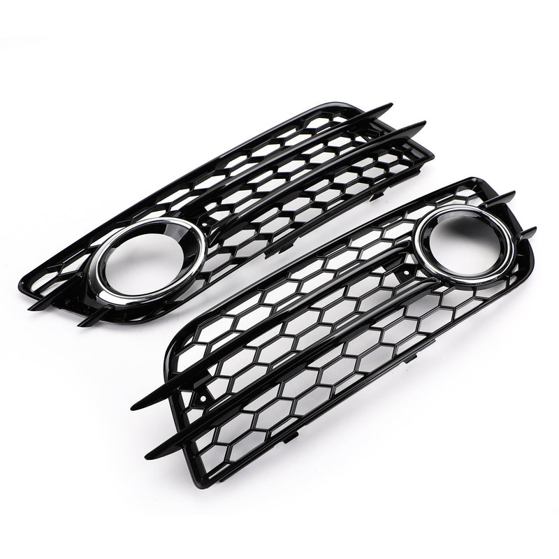 A4 S-LINE S4 2008-2012 Audi Honeycomb Style Lampa przeciwmgielna Grill Wymiana Grilla Zderzak