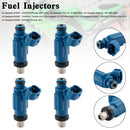 4 Uds EAT286 49033-0010 inyector de combustible para Kawasaki Ninja ZX-14 ZX-10R KX450F