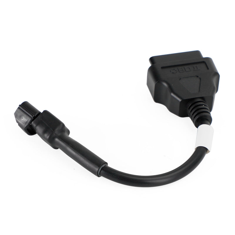 Motorcykel 3-stift till 16-stift OBD-adapter OBD2 diagnostisk kabelkontakt för KYMCO