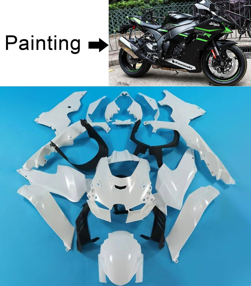 Conjunto de carenagem Kawasaki ZX-10R ZX10R 2021-2022 carroceria ABS