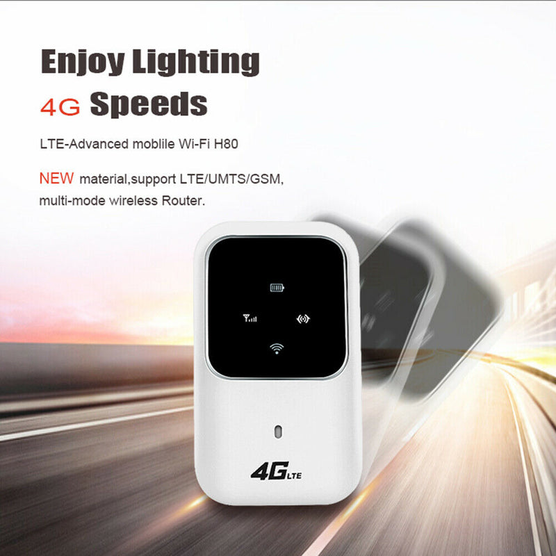 100 Mbit / s Wireless 4G LTE Mobile tragbare WiFi -Router MiFi Modem Hotspot 2100mah