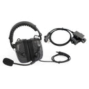 C5 Einstellbares Headset mit Geräuschunterdrückung, 6-polig, U94 PTT für HYT TD500 TD510 TD520