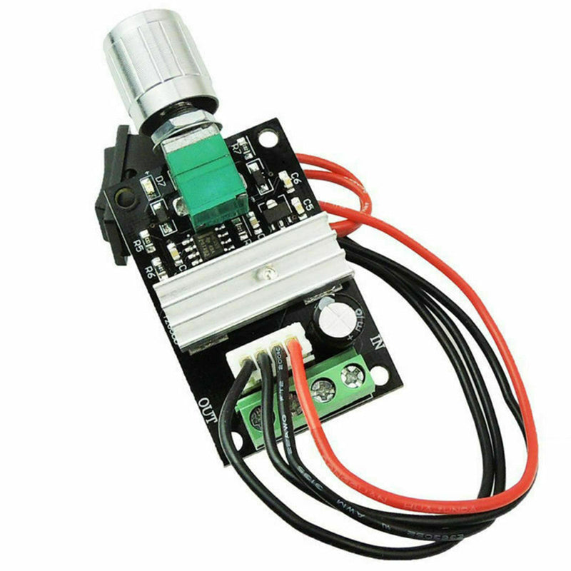 Controlador do interruptor de velocidade do motor DC 3A 10V 12V 24V regulador PWM reversível