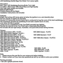 LED Saddlebag Sakwy Run Hamulec Włącz lampki sygnalizacyjne dla Touring 1996-2013 Generic