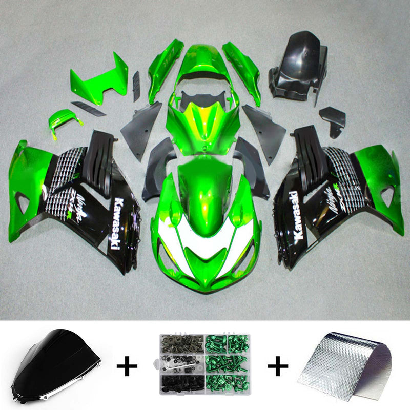 Juego de carenado Amotopart para Kawasaki ZX14R 2006-2011, carrocería, plástico, ABS