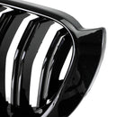 BMW X3 X4 F25 F26 2014–2017 glänzend schwarz Frontstoßstange Nierengitter