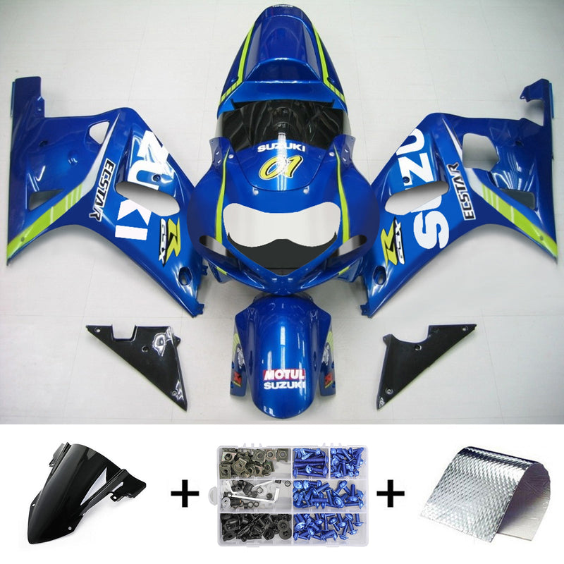 Zestaw owiewek Suzuki GSXR750 2001-2003, korpus, tworzywo sztuczne, ABS