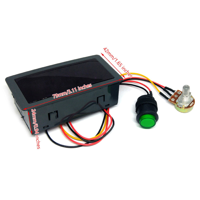 DC6-30V 12V 24V 8A 16kHz PWM Controlador digital de velocidade do motor