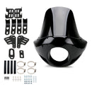 35mm-49mm Gabeln Die meisten 5,75" Scheinwerfer Dyna Windschutzscheibe Scheinwerferverkleidung