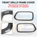 2018-2023 BMW X2-sarjan F39 hiilikuituinen etupuskurin säleikön rungon kannen verhoilu