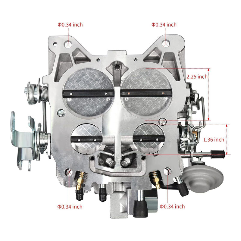 1966-1970 V8 Chevy Big Block Mark IV 6.5L/396 Street Quadrajet gaźnik 750 CFM 7040021