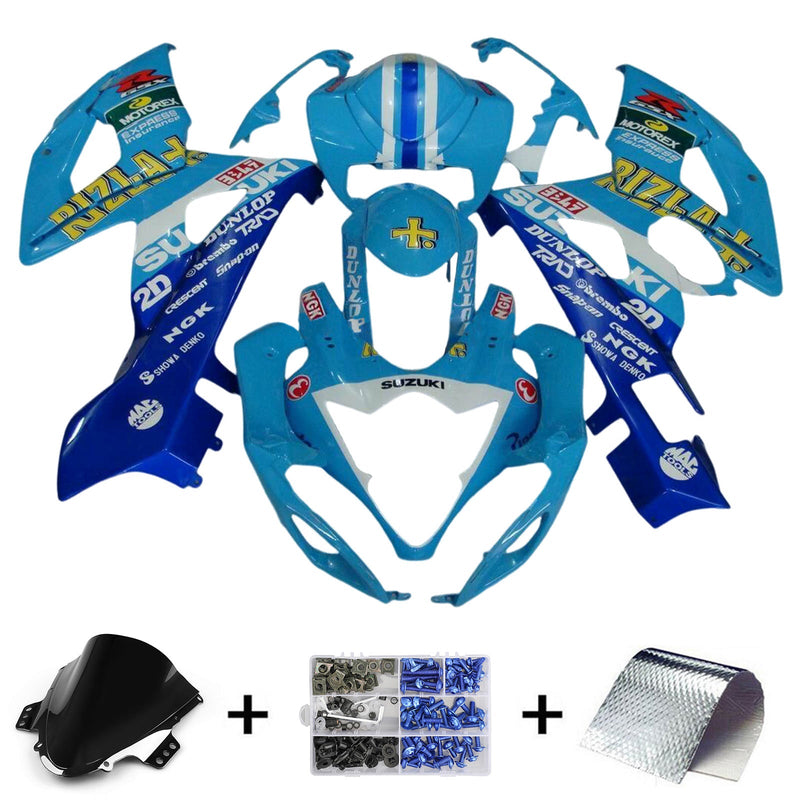 Amotopart Suzuki GSXR1000 2005-2006 K5 kåpa Set Body Plast ABS