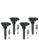 2016–2018 Mazda MX-5 Miata 2.0L L4 4x Zündspulen + Zündkerzen UF656 Fedex Express