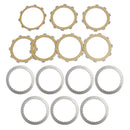 Kopplingssats stål & friktionsskivor lämplig för Honda 22201-ML4-610 FT500C 1982-1983 Generic