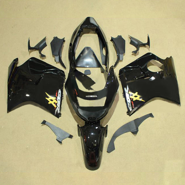 Amotopart Honda CBR1100XX SuperBlackBird 1996-2007 Juego de carenado Cuerpo ABS